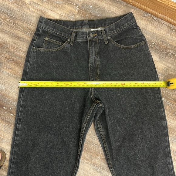 Vintage Brittania Men's Jeans Black Size 31 x 32 (Labeled 33 x 32) Straight Leg - Picture 10 of 15